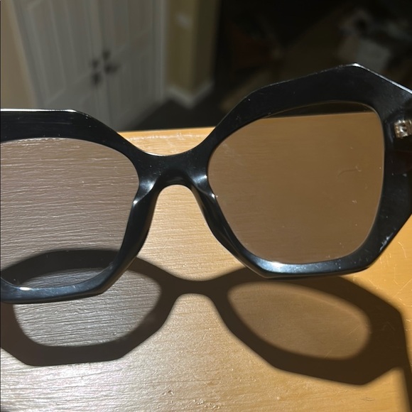 Prada Black Oversized Cat-Eye Glasses - Picture 10 of 13